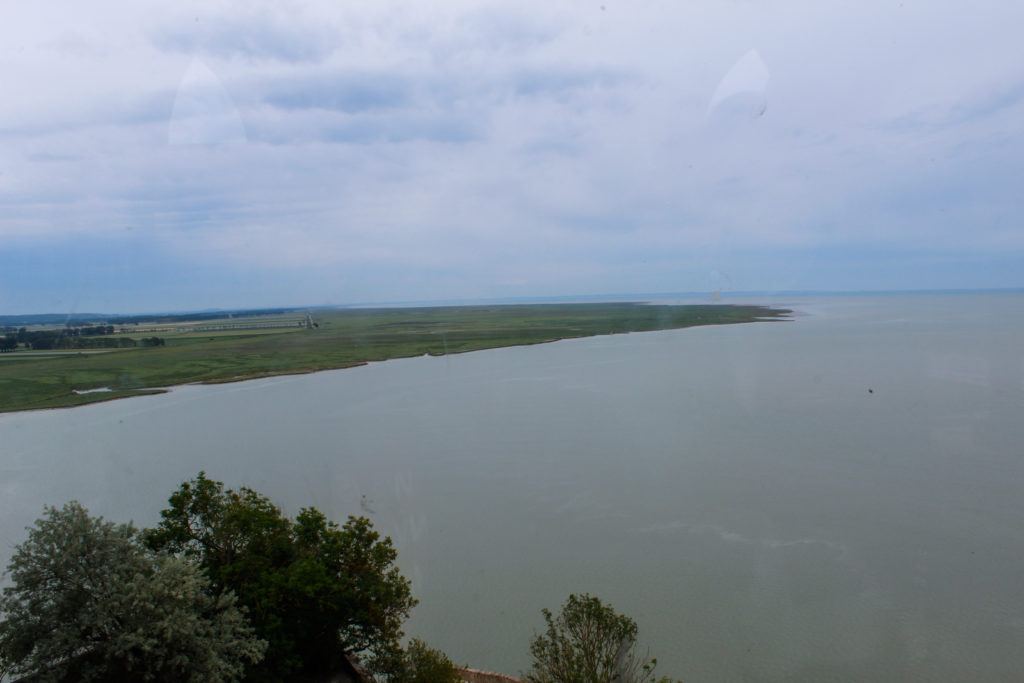 vista dall'alto di Mont Saint Michel