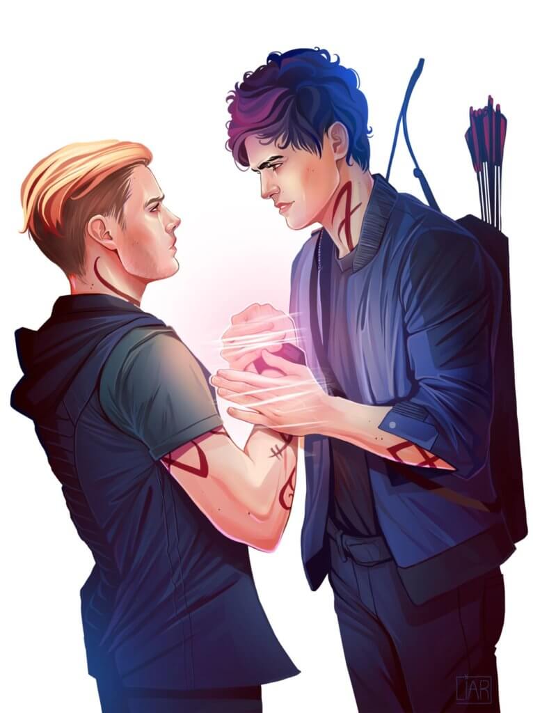 Alec e Jace parabatai